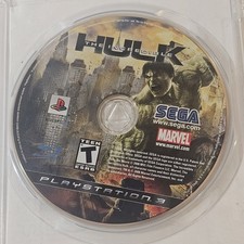 The Incredible Hulk PS3 (Sony PlayStation 3, 2008) Disc Only TESTED