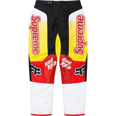 *SEALED* Supreme Honda Fox Racing Moto Pant (FW19) Red - Size S