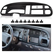  Dash Board Bezel Cover Compatible with 1998-2001 Dodge Ram Truck Dashboard