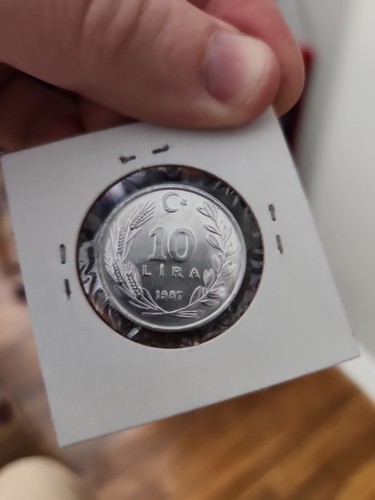 Moneda Mundial Turquía/Turquía 1987 10 Liras - Imagen 3 de 5