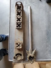 CRAFTSMAN Manual Pipe Threader Set with Rack and full set of dies