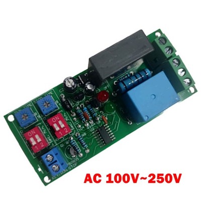 Cycle Delay AC 110/120/220/230V Timing Timer Relay Switch Turn ON/OFF Module USA
