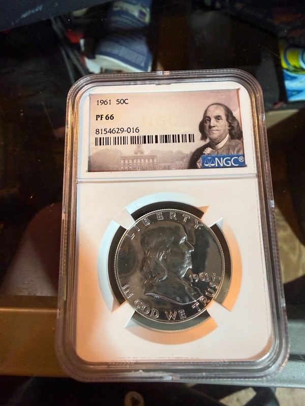 1961 Proof Franklin Half Dollar NGC PF66 Benjamin Franklin