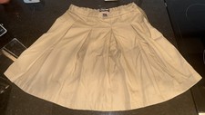 Lands End Girls School Uniform Pleated Skirt Size 14 Excellent Condition