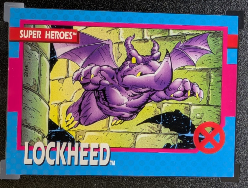 1992 Impel Marvel X-Men Super Heroes #10 Lockheed - SGC 10 GEM MINT view 3