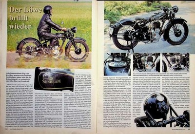 Oldtimer Praxis 07/1997 Sunbeam Lion 600 mit 16PS Restaurierung - ein interessan