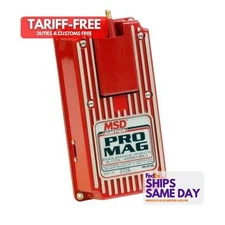 Msd Ignition 8106, Kit Red Aluminum Pro-Mag Points Box Performance Racing Parts