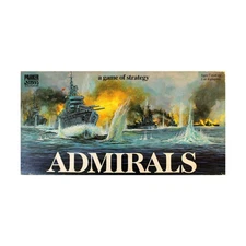 Parker Bros Boardgame Admirals Box Fair/VG