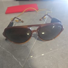 Authentic Vintage Bolle brown Sunglasses with Shields 09100014 France