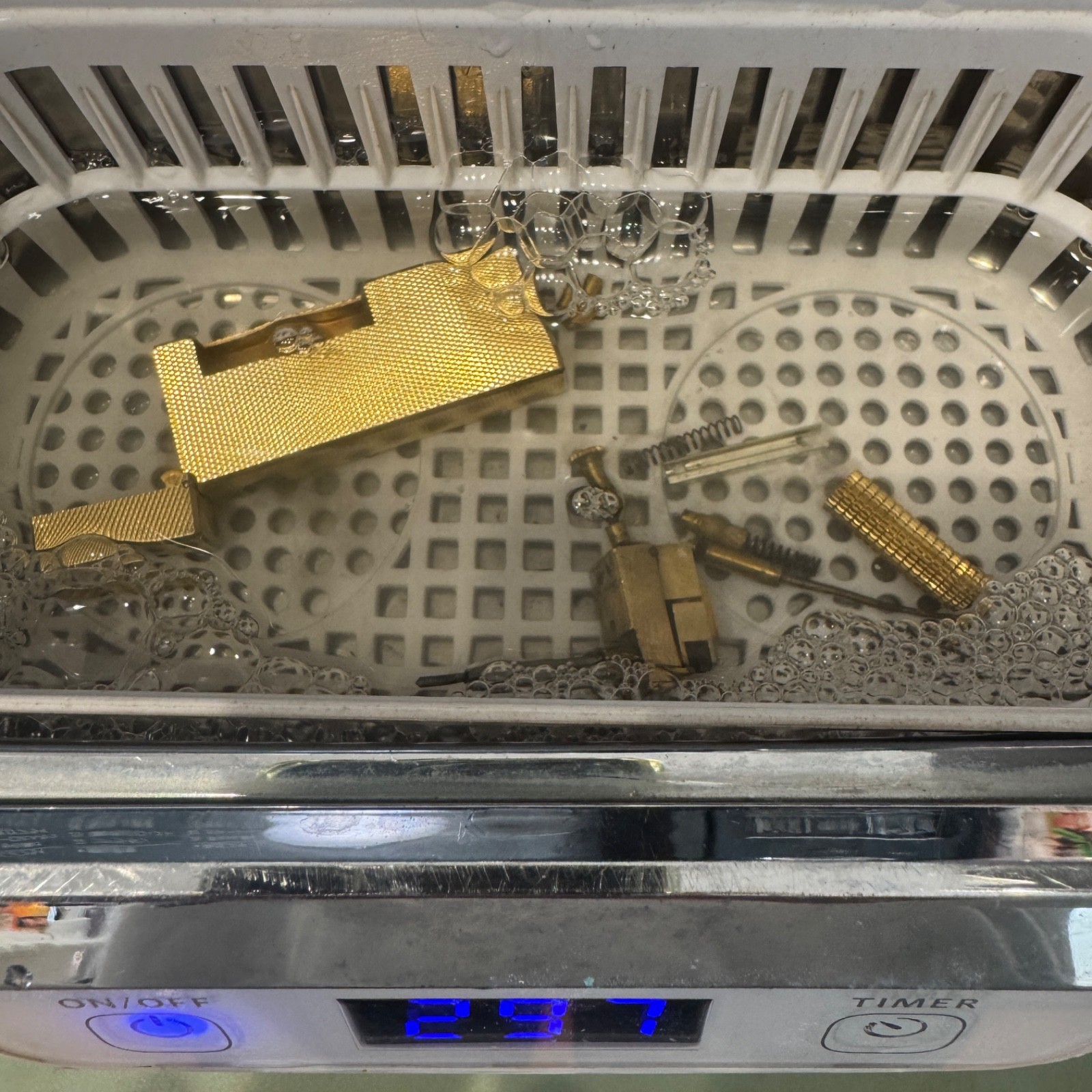 Dunhill Rollagas Lighter Gold Barley Pattern _ Ultrasonically Cleaned_Working