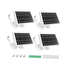 4 Pack 7W Camera Solar Panel Charger Compatible with eufyCam 3/S330, 3C/S300,