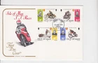 ISLE OF MAN FDC FIRST DAY COVER 1974 T.T. RACES TOURIST TROPHY COTSWOLD COVER