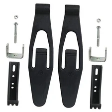 Hood Latch Strap with Catch Bracket Kit 2 Pack Compatible with Kenworth 2 SET