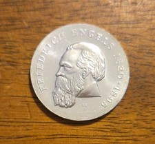 East Germany 1970 20 Mark Uncirculated Silver Coin