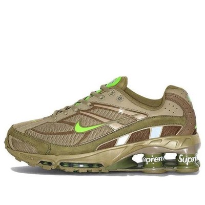 Nike Shox Ride 2 SP Supreme Sneakers Olive Green Retro DN1615-200 Mens Size 9