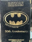 1989 Batmobile 1 oz .999 Fine Silver Round 50th Anniversary Batman Movie Tie-In