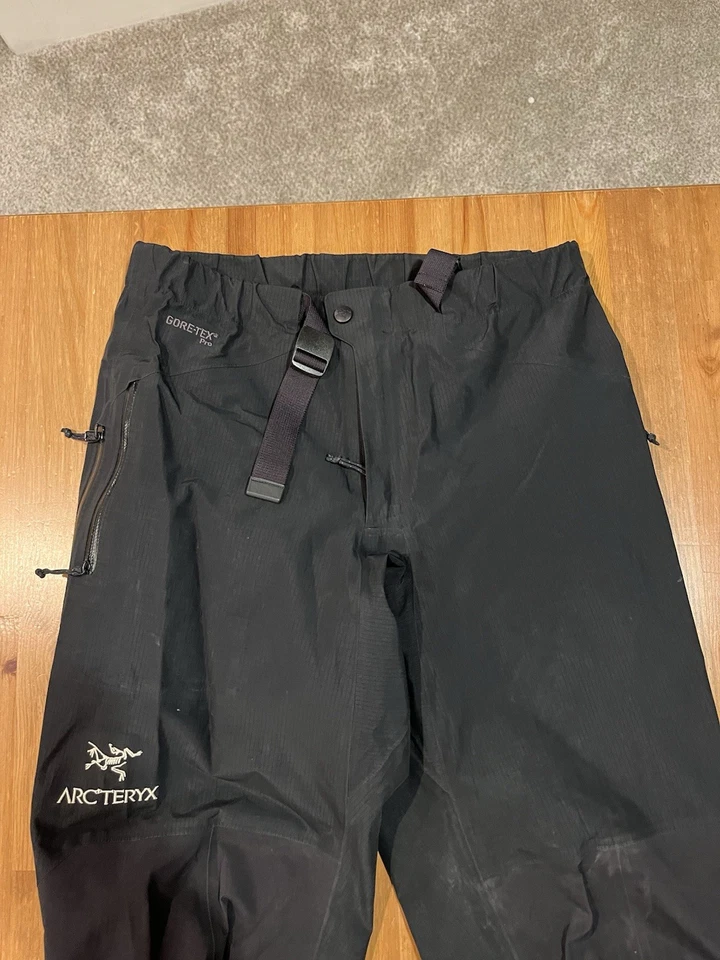 Black Arc'teryx Gore-tex Pro Shell Snow Ski Pants Women's Size S Small - Image 3 of 4