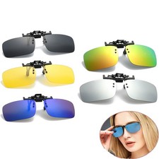 5 Pack Unisex Sunglasses Clip On Flip Up Driving Glasses Men Women Holiday best