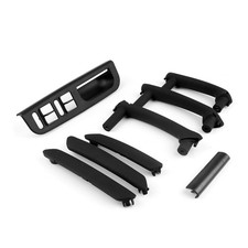 5x Black Interior Door Pull Handle Window Control Panel For Vw Passat B5 98-05