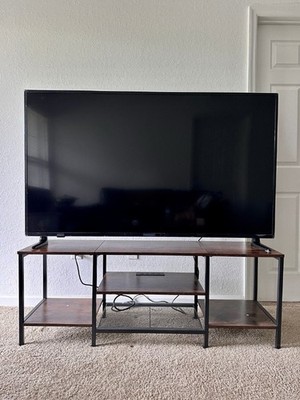 *Flash Sale 50% OFF* Liked New 65in Smart 4K LED TV + Display Shelf 
