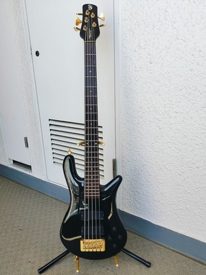 Electric Bass Guitar Spector SSD NS5CR 1993-1997 Black 5-String Czech Republic
