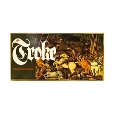 Selchow & Righter Boardgame Troke - Castle Checkers (1967 Ed) Box Fair/VG+