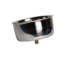 Bird Cage Screw  In Stainless Steel Coop Cup 20 oz Food Water Bowl Feeder