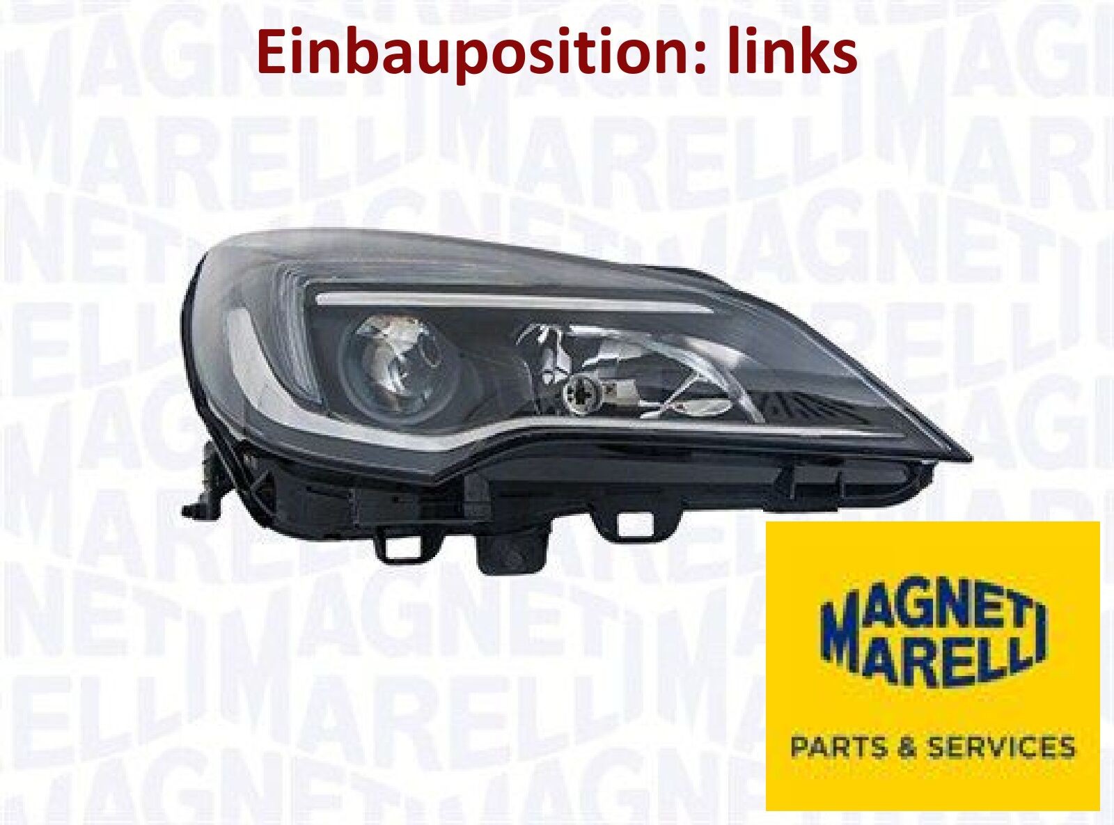 MAGNETI MARELLI 719000000119 Hauptscheinwerfer links Scheinwerfer für Opel