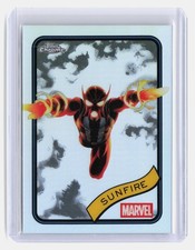 Sunfire 2025 Topps Chrome Marvel #22 Refractor Parallel