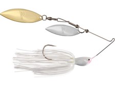 Picasso Lures Double Willow Light Wire Spinnerbait - 3/8 oz. (White Pearl)