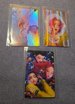 3 McDonald s Kpop Demon Hunters Rumi Jinu, Rumi, Mira, Zoey, Saja Holo Cards