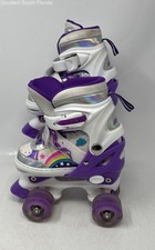 SHDSL Power Unisex Kids Multicolor 4-Wheel Adjustable Roller Skates Size 31-34