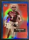 2025 Bowman Chrome University Football Blue Refractor KC Concepcion #55AV-17