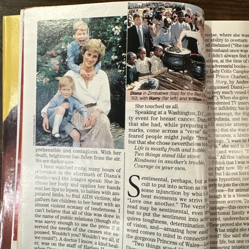 Vintage TV Guide Honoring Princess Diana Sept. 20-26 1997 - Picture 6 of 14