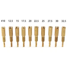 10 Pcs Carburetor Pilot Jet For MIKUNI VM/TM/TMX AX100 #10-#32.5 12.5 15 17.5 US