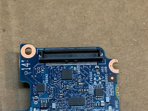 ✔️HP ProBook 640 G1 USB SD Card Reader LAN Ethernet Port Board - Picture 4 of 4