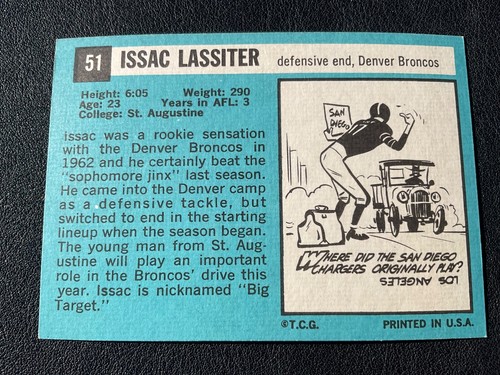 1964 TOPPS FOOTBALL CARDS PICK CARDS YOU WANT - Picture 87 of 401