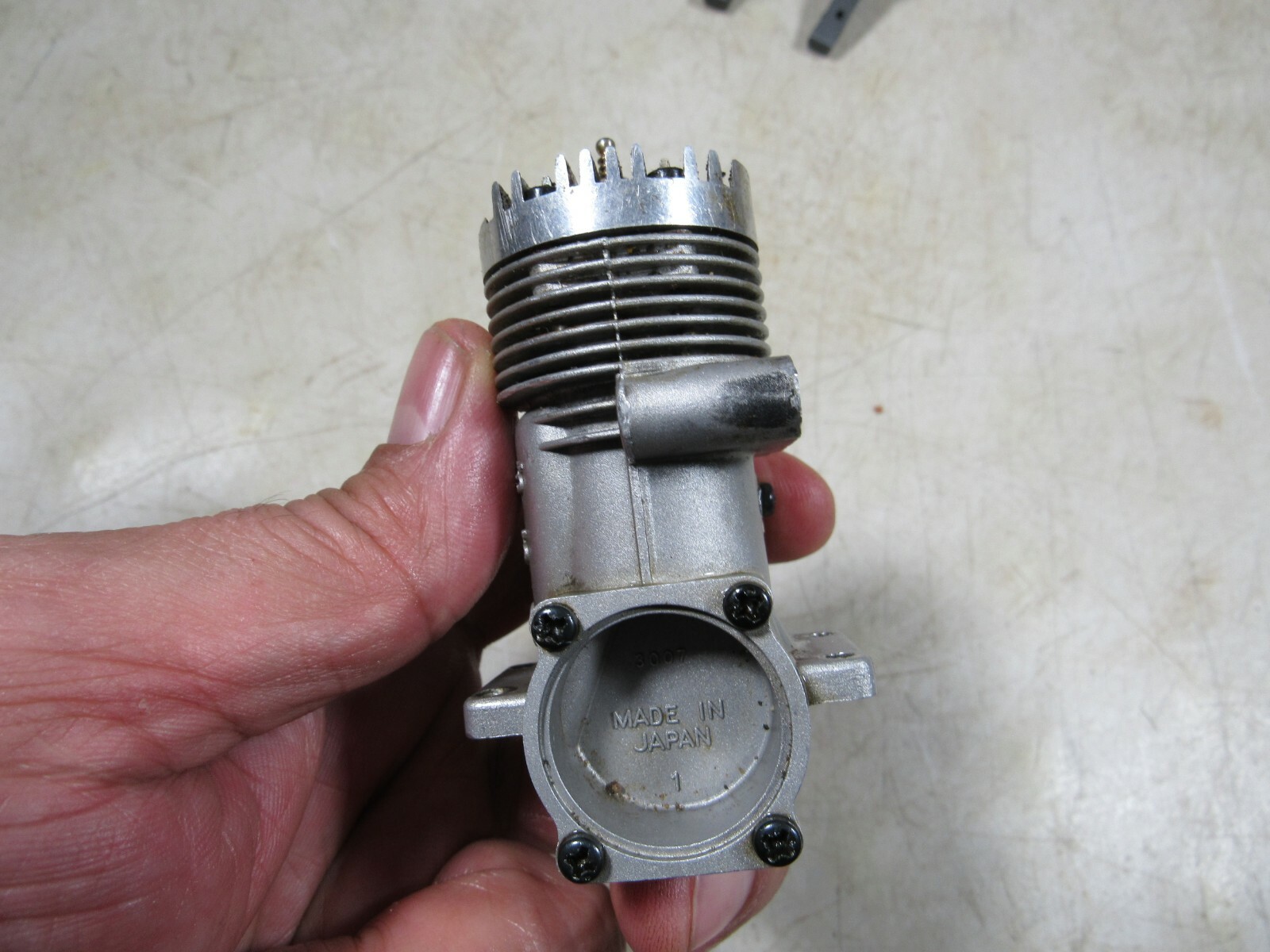 Vintage O.S. Max S.35 R/C Control Line Airplane Engine W/Box & Mount ...