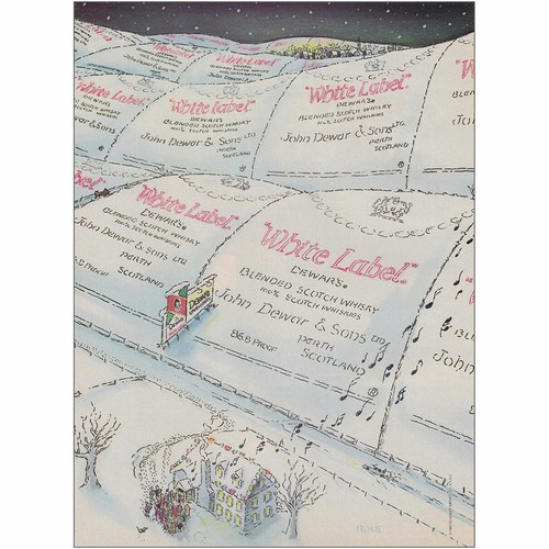1983 Dewars White Label: Christmas Vintage Print Ad - 第 1/1 張圖片