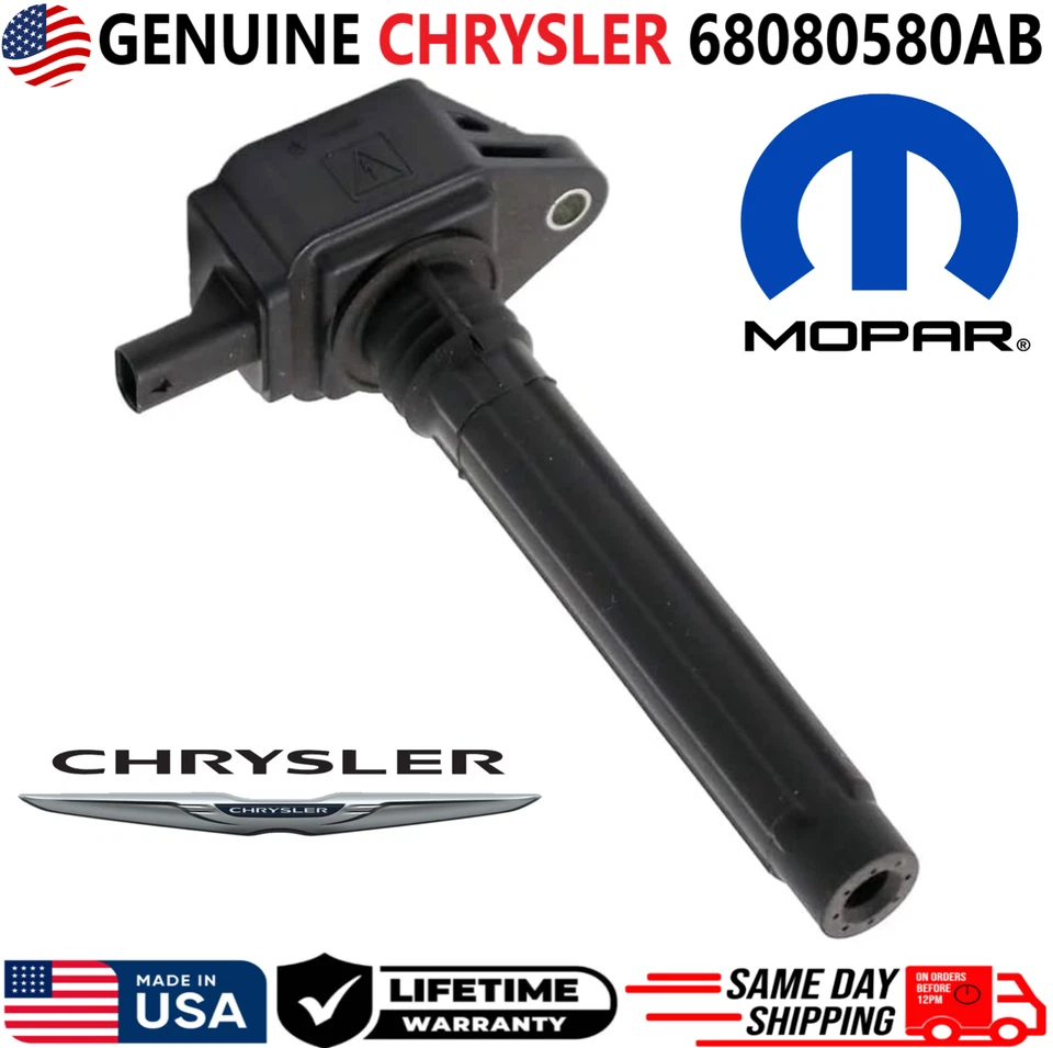 Подлинные катушки зажигания MOPAR для Chrysler Dodge Fiat Jeep RAM 2,4 л I4 2014-2018 годов выпуска - Изображение 4 из 4