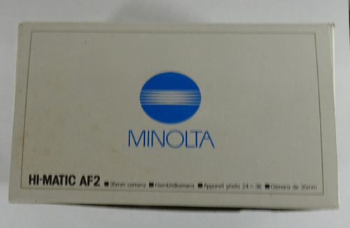 C1981 MINOLTA HI-MATIC AF2 35mm FILM CAMERA POINT & SHOOT Untested Japan - Picture 13 of 14