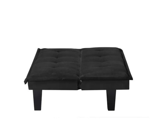 Convertible Futon Sofa Bed Faux Suede Futon Couch Recliner Adjustable Backrest - Picture 3 of 11