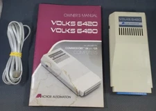 Commodore 64, Commodore 128: Volks 6420 Modem w/Manual - Powers On