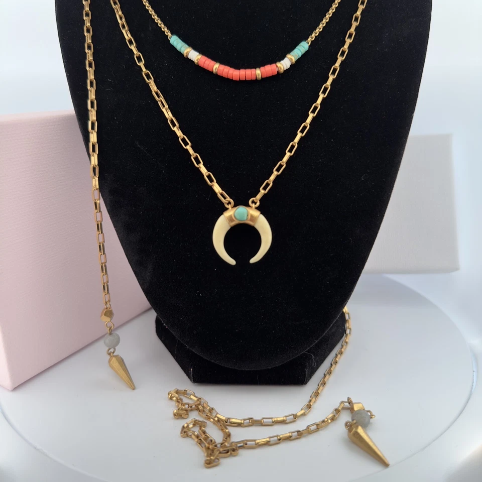 COLLAR CUERNO DE GUERRERO EN CAPAS STELLA & DOT GRANDI Foto 2 de 4