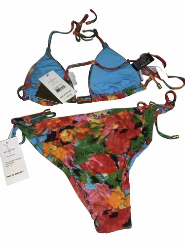NUEVO CON ETIQUETAS Baby Phat Bikini Traje de baño Traje de baño Floral Talla M - Imagen 2 de 11