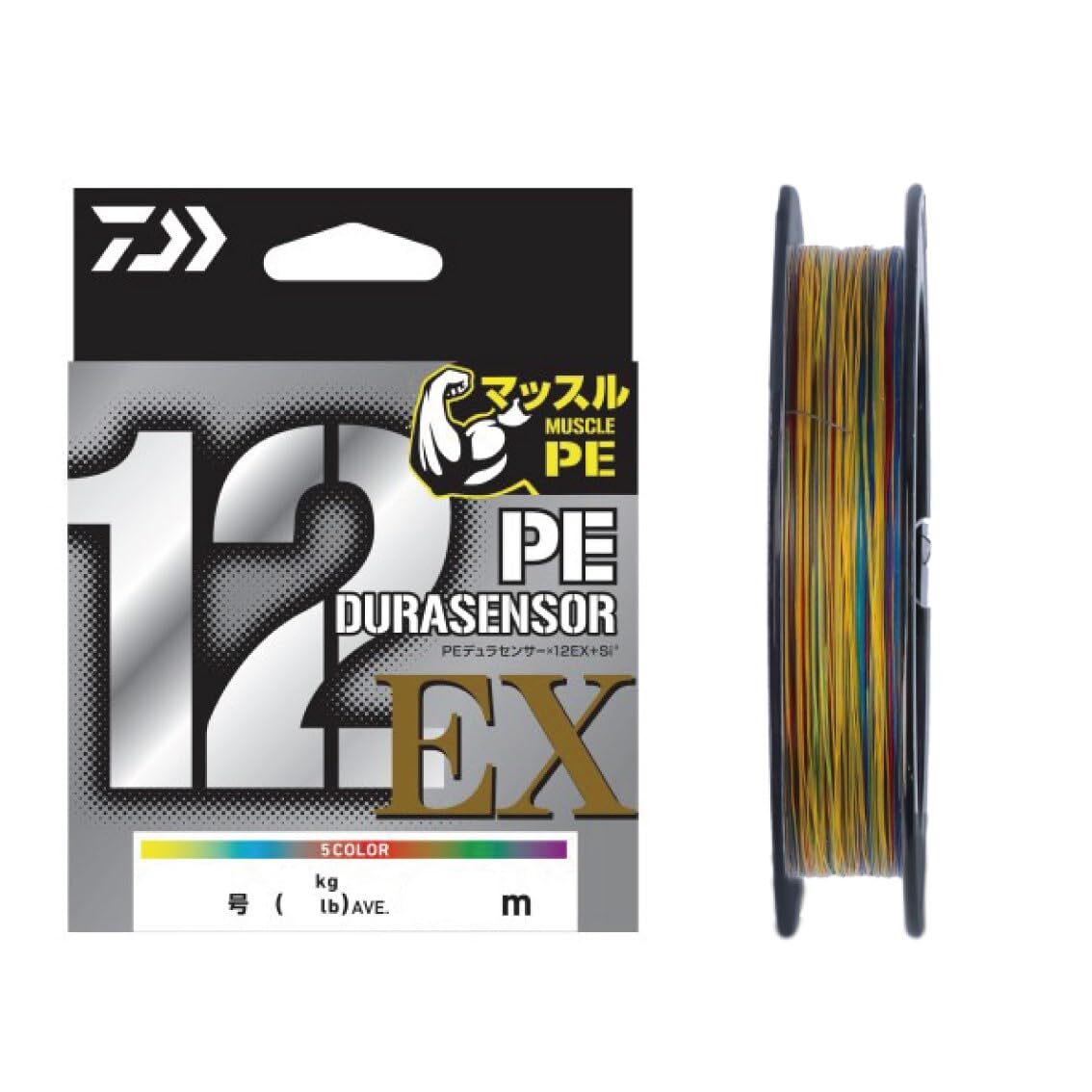 Daiwa PE Durasensor 12EX +Si3 1.5号 300m New Daiwa PE Line UVF PE DuraSensor X12EX+Si3 300m #3 55lb 5