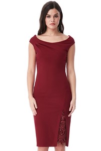 asos wine dress