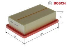 Air Filter Bosch F026400625 for Renault Clio V Captur II