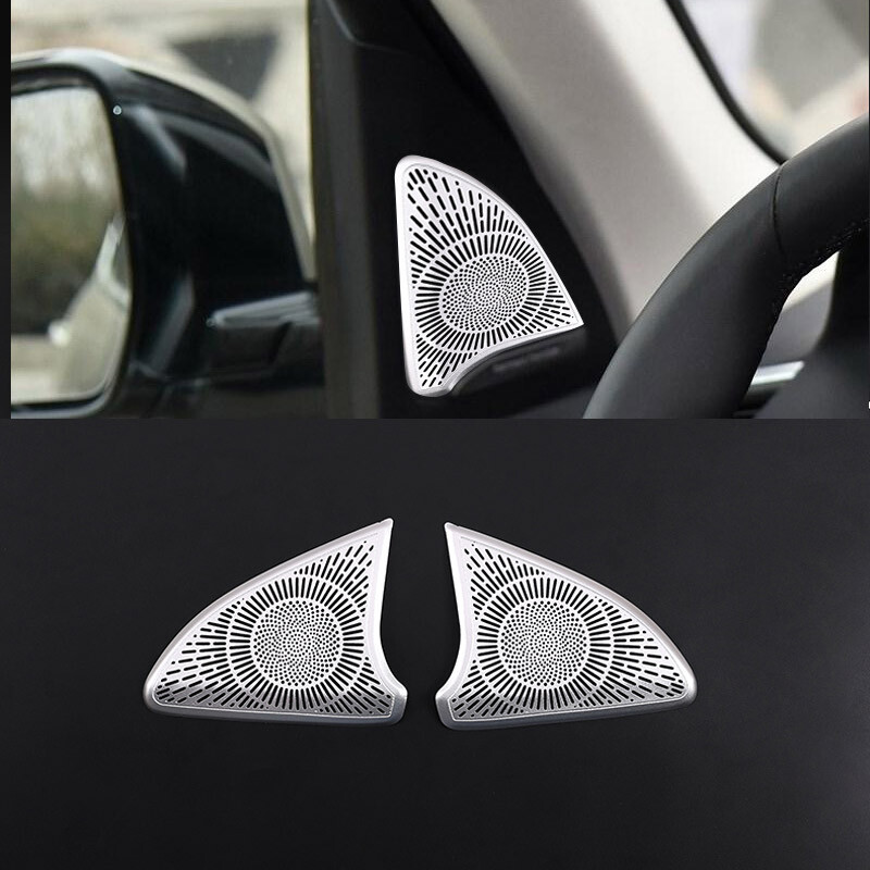 For BMW X5 G05 X7 G07 Door Tweeter Speaker Cover Frame Aluminium