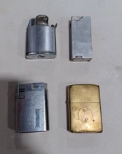 Marxman Piezo Electric Japan Lighter + Lot of 3 Miscellaneous Lighters